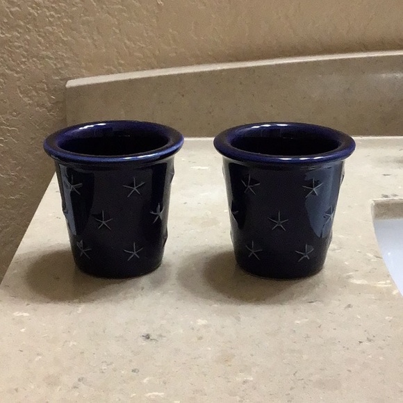 Set of 2 Longaberger tea light holders - Picture 1 of 5